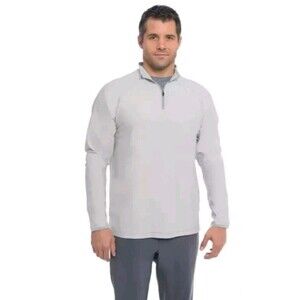 Soybu Men's Sz L Continuum Pullover Nickel